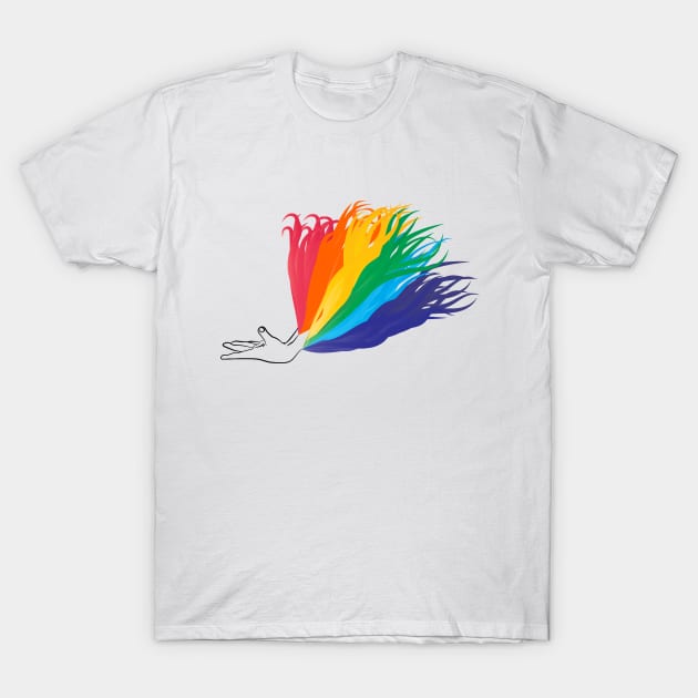 Rainbow Pride T-Shirt by ViennaPiedra